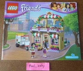 Lego Friends 41311 - HEARTLAKE PIZZERIA - Used - 100% COMPLETE - NO BOX