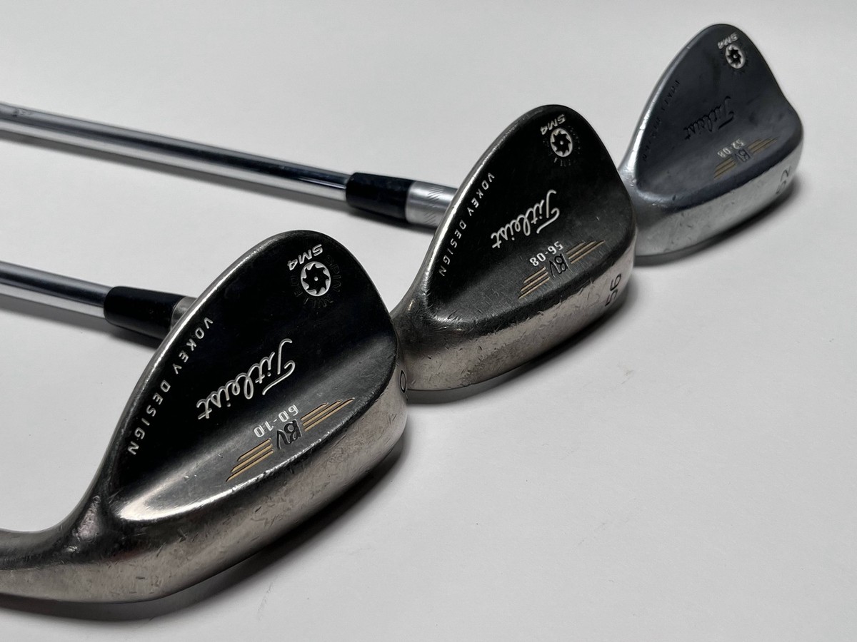Titleist Vokey Spin Milled SM4 Wedge Set 52* 8 56* 8 60* 10 Steel