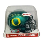 MARCUS MARIOTA SIGNED OREGON DUCKS FOOTBALL MINI HELMET AUTOGRAPH HOLO