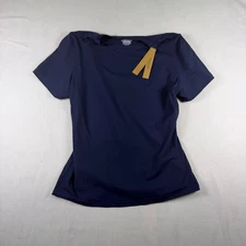 SKIMS Fits Everybody Short Sleeve T Shirt Navy Blue Size M