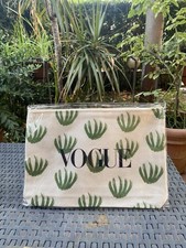 Vogue Pochette Bianca Verde In Cotone 