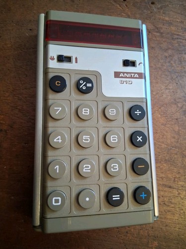 Vintage ANITA 810 calculator , working but requires fix, project . 2 . - Picture 5 of 10