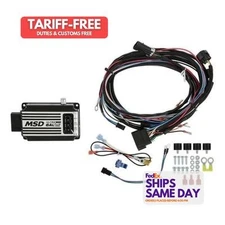 Msd Ignition 65233, Kit Black Aluminum Ultra 6Al Plus Ignition Box - Black Finis