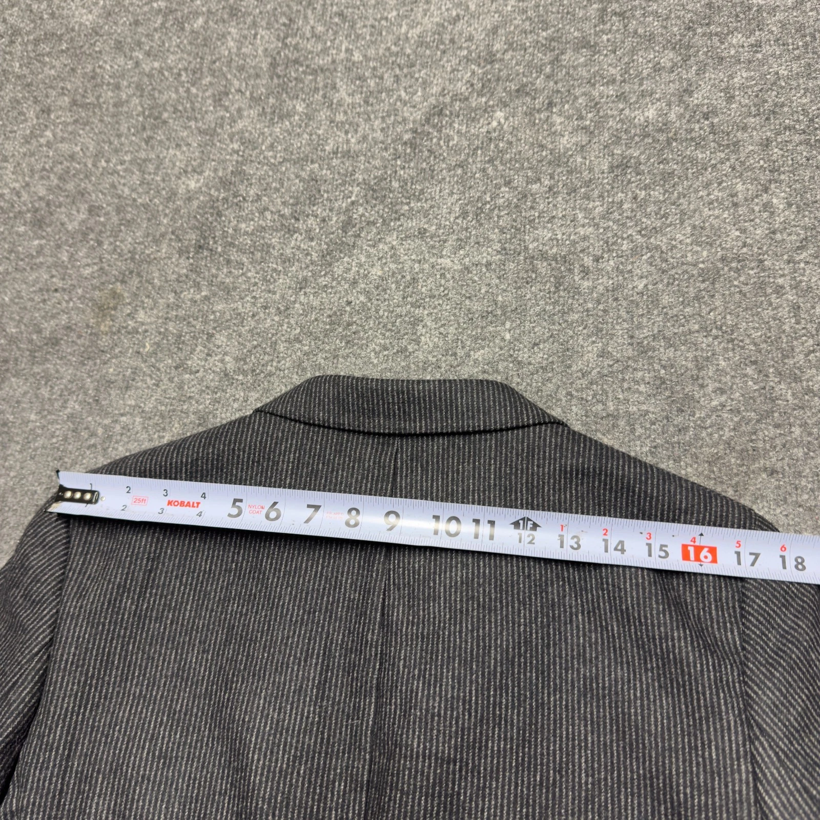 Officine Générale 100% Wool Chalkstripe Jacket Sport Blazer Men EU 50 US 40 Gray image 12