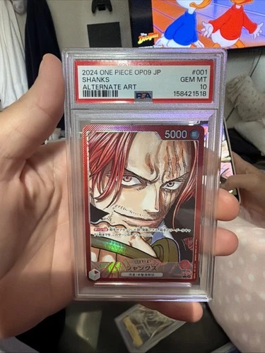 PSA10 ONE PIECE Card Shanks L OP09-001 Parallel Emperors in the New World  JPN