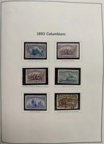 US Stamp Collection 1893-1980 Mint & Used Columbian Trans-Miss in Heritage Album