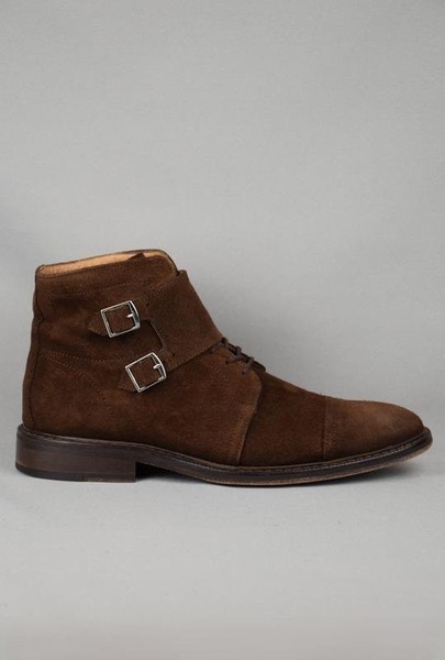 Men Massimo Dutti Boots Brown Suede 41