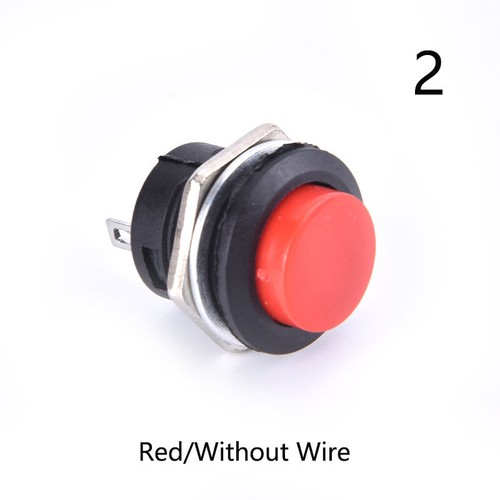 16mm 12V-24V Waterproof Car LED Power Push Button Momentary Switch Metal ON/f5 - Bild 14 von 17