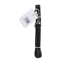Bark Appeal Black Reflective Dog Leash Size Extra Large 1" x 5 Feet Long
