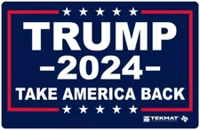 TekMat TEKR17TRUMP2024 Trump 2024 Take America Back Cleaning Mat 11  (FVS030680)