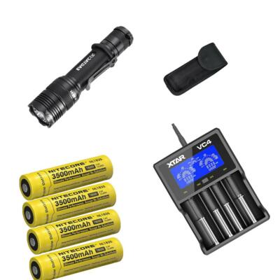 GlobalShipping:Combo: Eagletac T200C2 XM-L2 LED Flashlight - 1277 Lumens w/4x 35