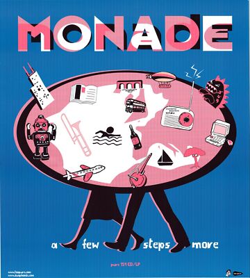 Monade French Band A Few Steps More Promo Poster 20 x 18