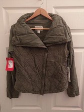 Anthropologie Marrakech Quilted Phoebe A-symmetrical Jacket, Size Medium, Nwt