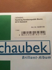 Philatelie: Schaubek Nachtrag BRD, Blocks, 2019 Standard, 1 Blatt