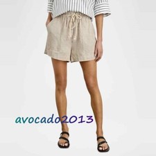 Rails Womens Summer Heathered Flax Elastic Waist Foster Short Casual Shorts SML