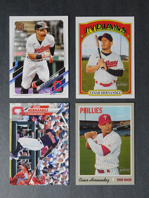Cesar Hernandez 4 Card Lot