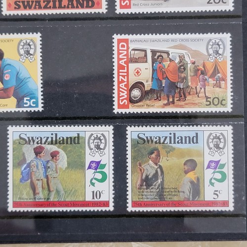 1982 SWAZILAND 27 STAMPS ALBUM COLLECTION SET LOT Lady Diana butterflies Africa - Picture 18 of 21