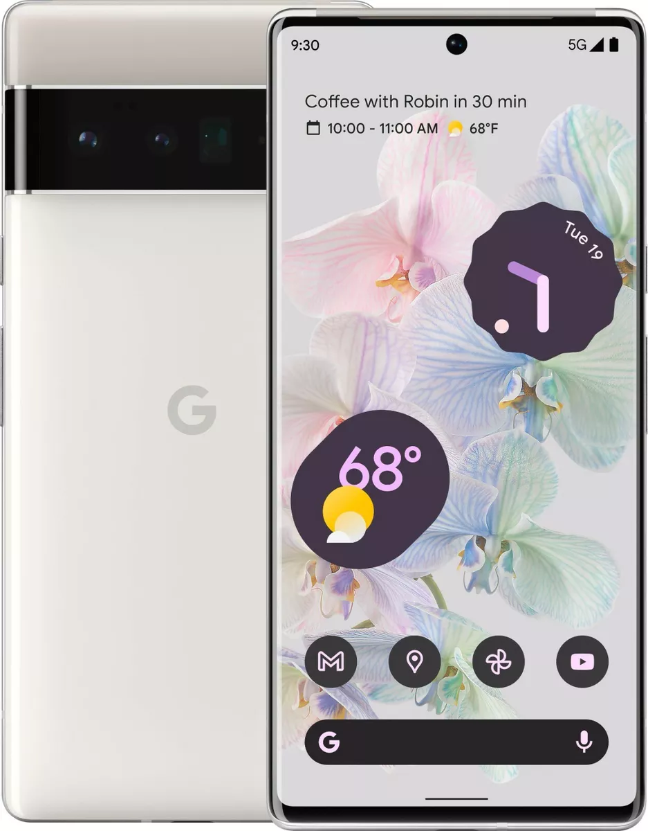 Google Pixel 6 Pro - 128GB - Cloudy White (AT&T) - Brand New/Sealed!