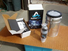 ALEXAPURE PRO WATER FILTRATION SYSTEM + FILTER + GO WATER BOTTLE BRAND NEW NIB