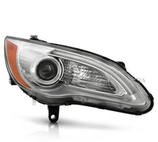 Chrome Projector w/ LED DRL Headlight For 2011-2014 Chrysler 200 Passenger Right