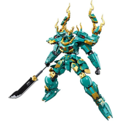 Sluban Qinglong König Mecha Bausteine Klassische Mecha Figur Modell Set Bricks8f