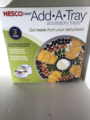 NESCO WT-2SG, Add-a-Tray for Dehydrator FD-37, Gray Speckled, Set of 2