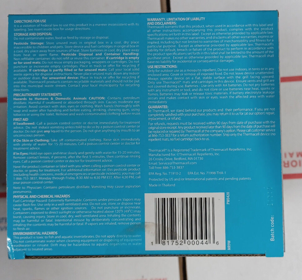 Thermacell XL Patio Shield Mosquito Protection Lantern Outdoor Insect