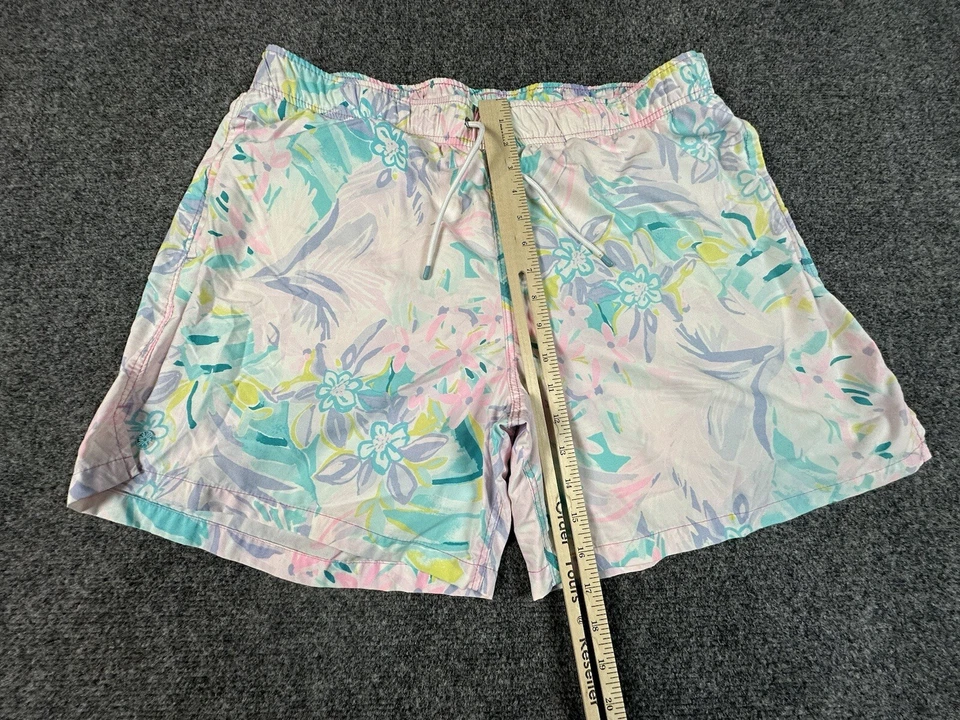 "Bañador corto Lilly Pulitzer para hombre de 6"" en capri talla XL rosa verde floral" Foto 3 de 4