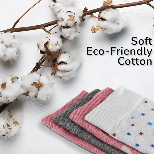 Cosyfeel® Women Socks Super Soft Cotton Thick Breathable 4-Pack Crew Socks - Picture 40 of 58
