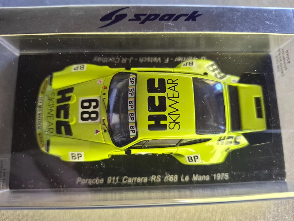 Porsche 911 Carrera RS #68 Le Mans 1975 Spark 1/43 S2096 - Immagine 2 di 3