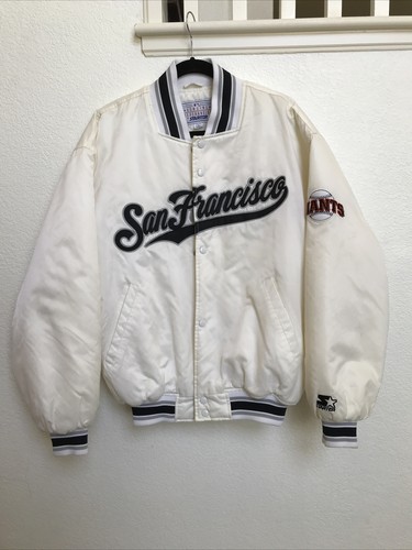 🔥RARE 90's SF Giants Satin STARTER Men 
