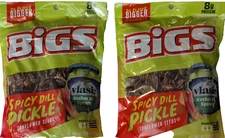BIGS Spicy Vlasic Kosher Dill Pickle Sunflower Seeds (5.35 Oz.) (152 g) each
