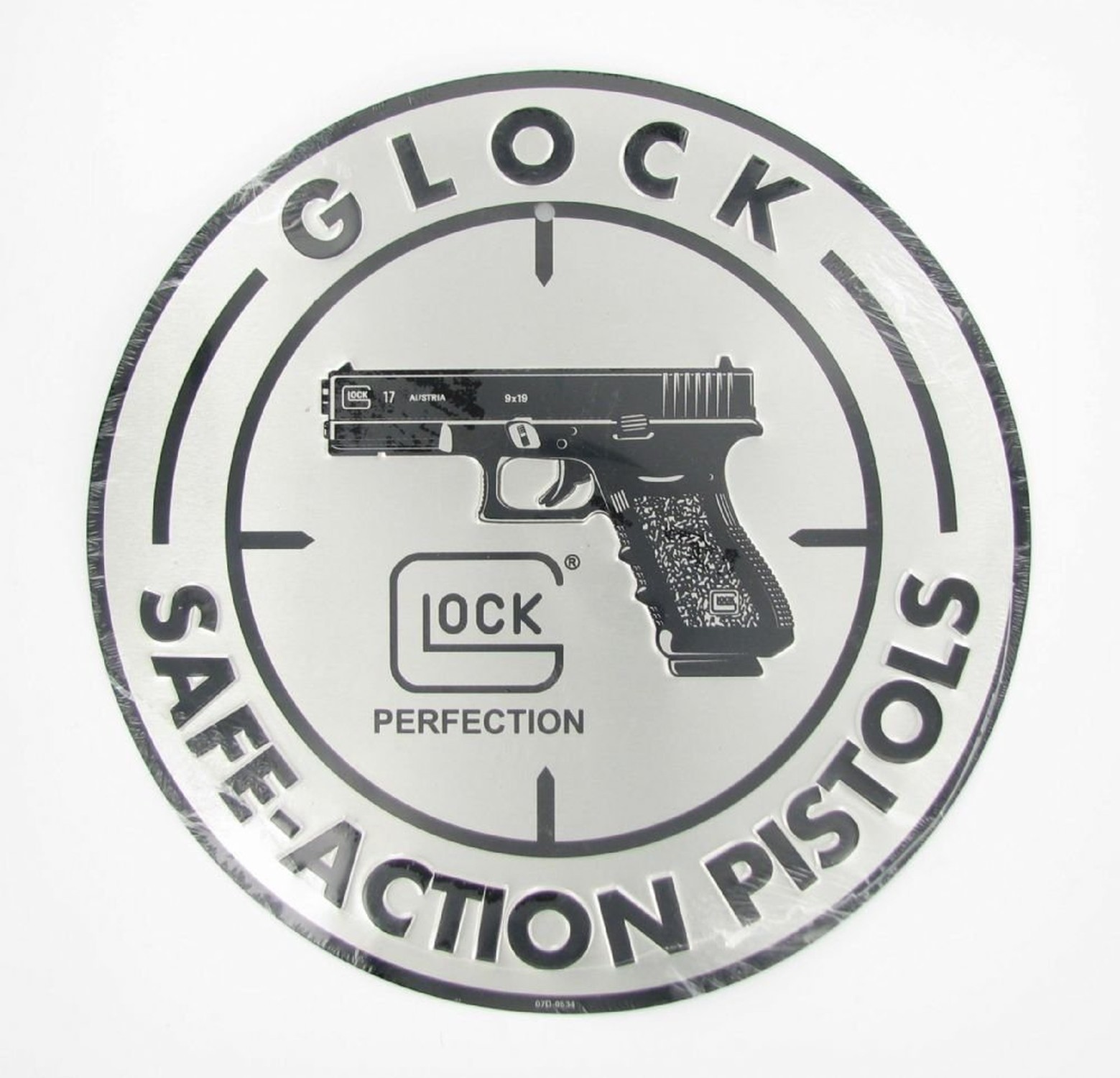 Glock Perfection OEM Safe Action Aluminum Sign Glock Perfection OEM Safe Action Aluminum Sign