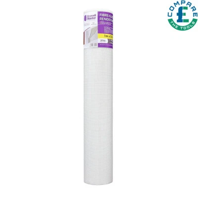 Fibreglass Rendering Render Mesh 50sqm 160g/m2 4x4 mm Drywall Master - Image 1 of 4