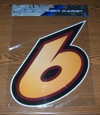DAVID RAGAN #6 10X12 R&R DRIVER NUMBER MAGNET DAVID RAGAN #6 10X12 R&R DRIVER NUMBER MAGNET