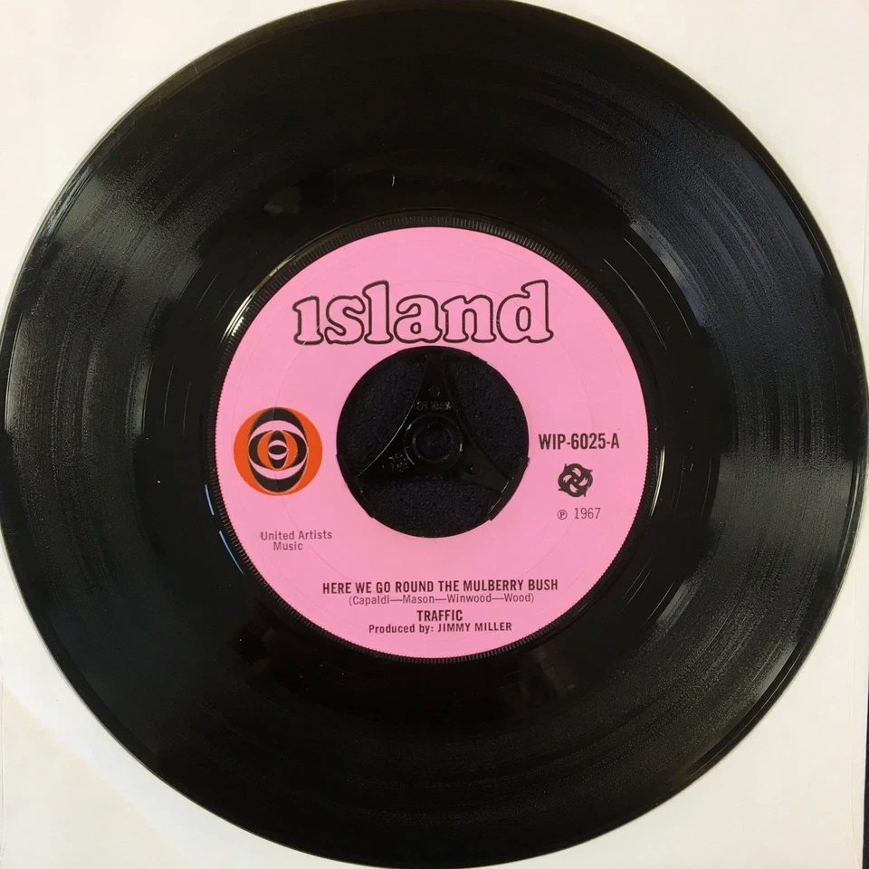 TRAFFIC 'HERE WE GO ROUND THE MULBERRY BUSH' 7'' SINGLE ISLAND WIP6025 1967 - Image 3 of 4