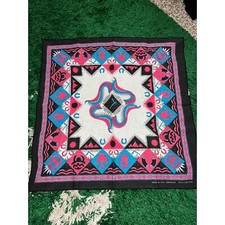 Vintage South Western Native American Art Artwork Bandana Hankerchief
