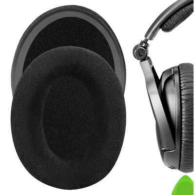Geekria Replacement Ear Pads for Sennheiser HD380, HD380 pro Headphones (Black)
