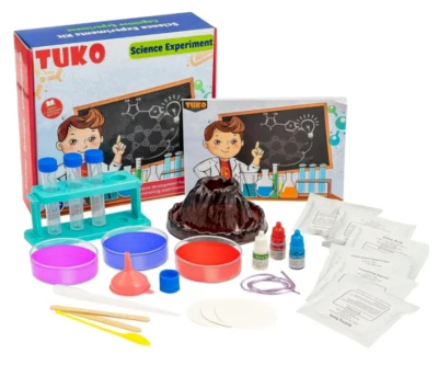 Science Experiment Kit Kinder pädagogisches Spielzeug Spielset 20+ Experimente Alter 8+