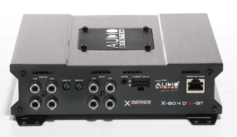 Audio System X-80.4 DSP-BT 4-Kanal Verstärker mit 8-Kanal DSP Prozessor 600 Watt - Bild 2 von 4