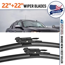 22''/22'' Windshield Wiper Blades-For GMC Sierra 2007-2013 OEM Quality 2 pcs