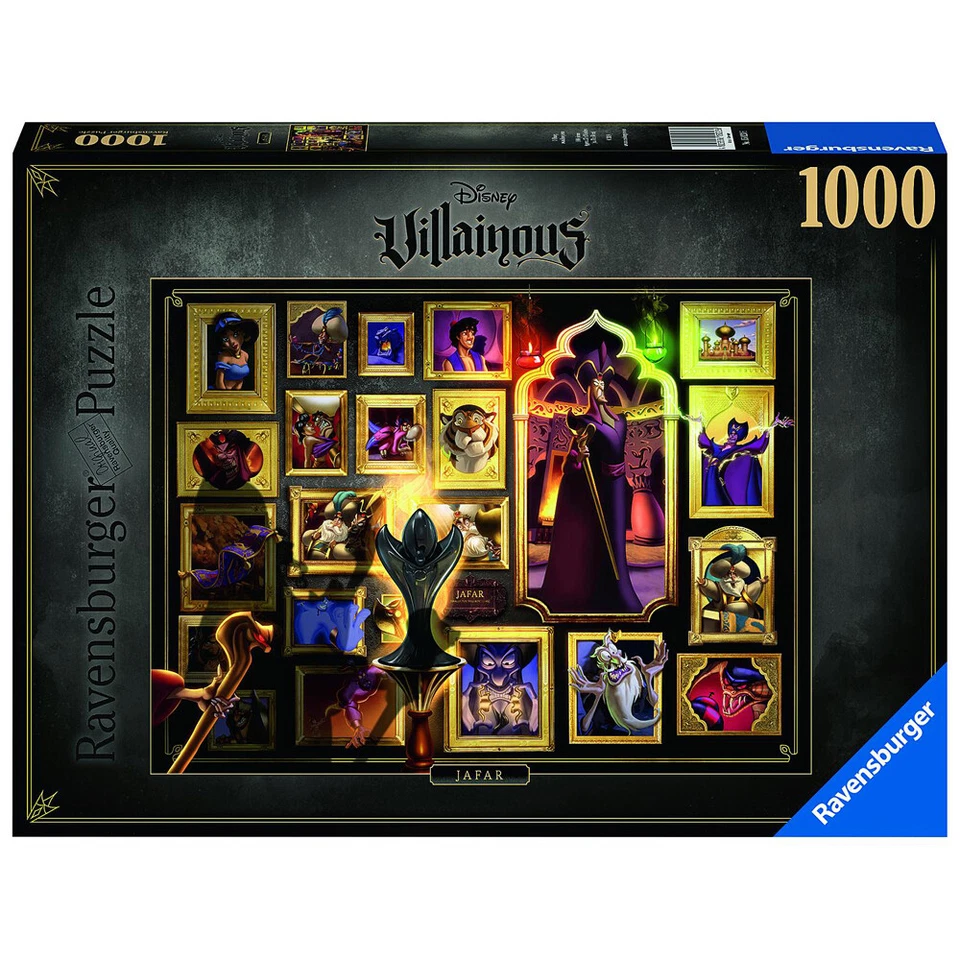 1000pc Ravensburger Villainous Jafar Jigsaw Themed Puzzle Play Toy Family