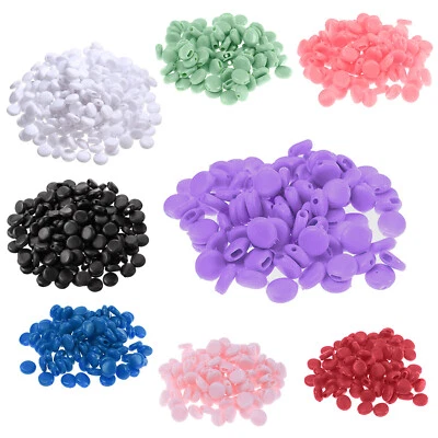 TRIMMING SHOP Silicone Cord Round Locks Toggles Adjustable Lanyard Buckle Elastic Cord Stopper