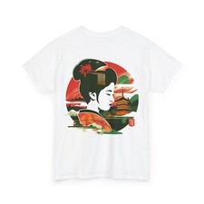 Vintage Japanese Geisha T-Shirt Traditional Art Design Gift for Japan Lovers