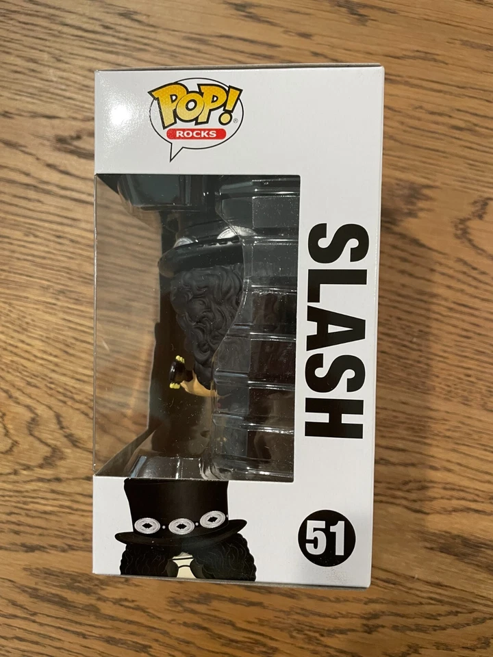 Funko pop ! Rocks Guns N Roses Slash #51 乙烯基人偶带盒 — 第 2/4 张图片