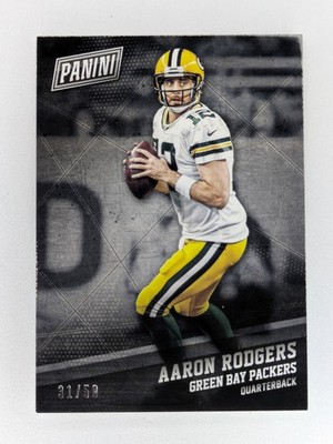 2017 Black Friday Thick Stock #4 Aaron Rodgers #/50 Green Bay Packers