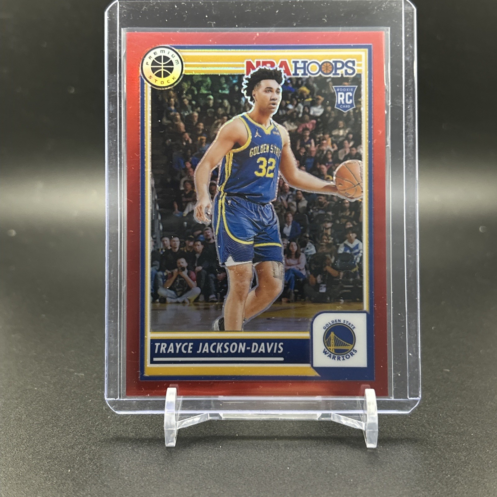 2023-24 Panini Nba Hoops Premium Stock - Trayce Jackson-Davis #68 Red Prizm /275