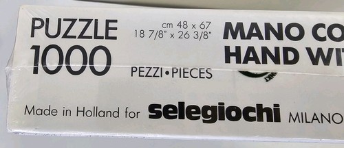 M.C. Escher puzzle 1000 pezzi mano con globo specchio sfera sigillato made Holland - Foto 4 di 6