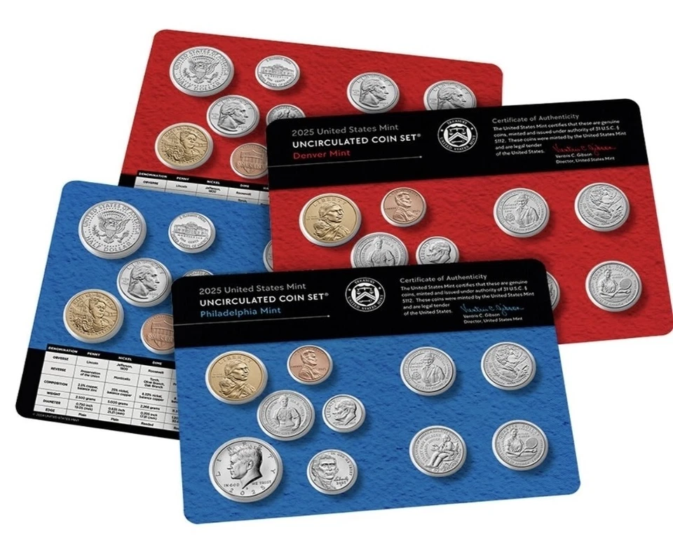 2025 US Uncirculated Mint set Philadelphia Denver  20 coins  Last Penny (Ready)% - Image 2 of 4