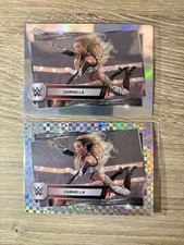 2025 Topps Chrome - Carmella - Lot Of 2 Incl Refractor And X-Factor